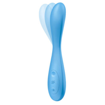 SATISFYER - APPLICATION MULTI VIBRATEUR G-SPOT FLEX 4+ BLEU-SATISFYER CONNECT-sextoys-lingerie-bdsm-hygiène-sexshop