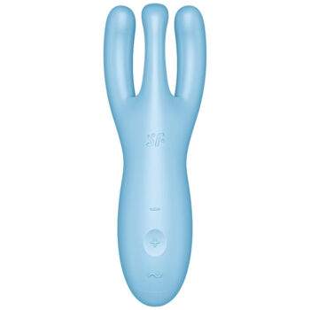SATISFYER - APPLICATION VIBRATEUR THREESOME 4 BLEU-SATISFYER CONNECT-sextoys-lingerie-bdsm-hygiène-sexshop