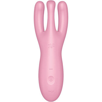 SATISFYER - APPLICATION VIBRATEUR THREESOME 4 ROSE-SATISFYER CONNECT-sextoys-lingerie-bdsm-hygiène-sexshop