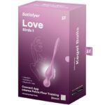 SATISFYER – BALLES VIBRANTES DE KEGEL LOVE BIRDS ROSE