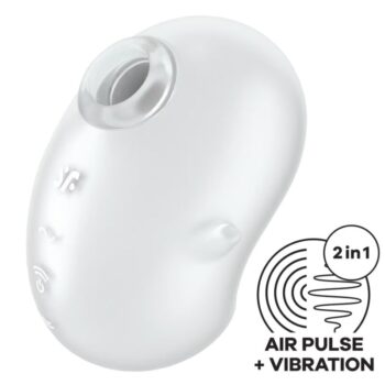 SATISFYER - CUTIE GHOST VIBRATEUR  POSER BLANC-SATISFYER LAYONS-sextoys-lingerie-bdsm-hygiène-sexshop