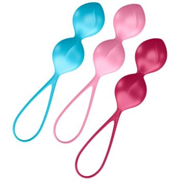 SATISFYER - ENSEMBLE ENTRAÎNEMENT LOVEBALLS 2-SATISFYER BALLS-sextoys-lingerie-bdsm-hygiène-sexshop