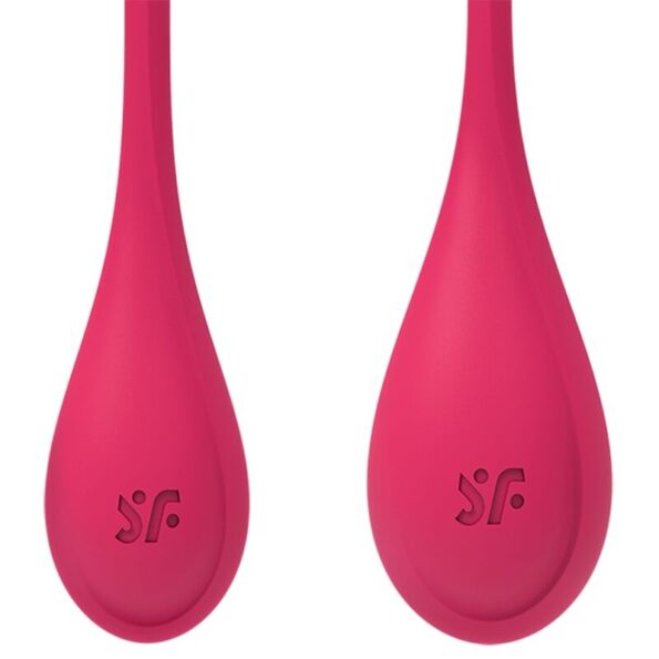 SATISFYER - ENSEMBLE ENTRAÎNEMENT YONI POWER 1 ROUGE-SATISFYER BALLS-sextoys-lingerie-bdsm-hygiène-sexshop