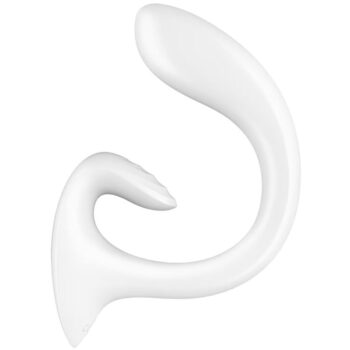 SATISFYER - G FOR GODDESS 1 VIBRATEUR LAPIN BLANC-SATISFYER VIBRATOR-sextoys-lingerie-bdsm-hygiène-sexshop