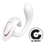 SATISFYER - G FOR GODDESS 1 VIBRATEUR LAPIN BLANC-SATISFYER VIBRATOR-sextoys-lingerie-bdsm-hygiène-sexshop