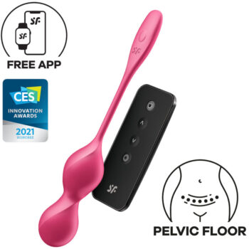 SATISFYER - LOVE BIRDS 2 BALLES VIBRANTES DE KEGEL + APPLICATION GRATUITE-SATISFYER BALLS-sextoys-lingerie-bdsm-hygiène-sexshop