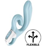 SATISFYER - LOVE ME RABBIT VIBRATION BLEU-SATISFYER VIBRATOR-sextoys-lingerie-bdsm-hygiène-sexshop