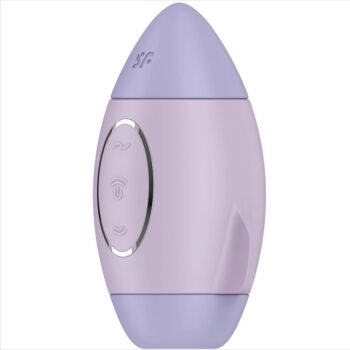 SATISFYER - MISSION CONTROL PETIT VIBRATEUR  DOUBLE IMPULSION LILAS-SATISFYER VIBRATOR-sextoys-lingerie-bdsm-hygiène-sexshop