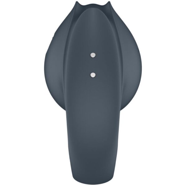 SATISFYER - PERFECT PAIR 2 MULTIVIBRATEUR 2 EN 1 ANNEAU PÉNIS ET STIMULATEUR DE DOIGTS GRIS-SATISFYER PARTNER-sextoys-lingerie-bdsm-hygiène-sexshop