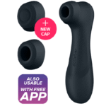 SATISFYER - PRO 2 GENERACIÓN 3 NOIR BLUETOOTH ET APPLICATION-SATISFYER AIR PULSE-sextoys-lingerie-bdsm-hygiène-sexshop