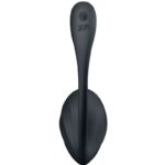 SATISFYER – RIBBED PETAL TÉLÉCOMMANDE DE STIMULATEUR DE POINT G NOIR APPLICATION GRATUITE