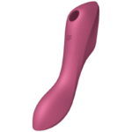 SATISFYER - STIMULATEUR ET VIBRATEUR CURVY TRINITY 3 ROUGE-SATISFYER AIR PULSE-sextoys-lingerie-bdsm-hygiène-sexshop