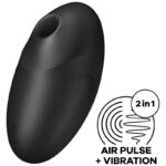 SATISFYER - STIMULATEUR ET VIBRATEUR VULVA LOVER 3 NOIR-SATISFYER AIR PULSE-sextoys-lingerie-bdsm-hygiène-sexshop