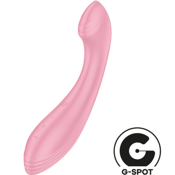 SATISFYER - STIMULATEUR VIBRATEUR G-FORCE G-SPOT ROSE-SATISFYER VIBRATOR-sextoys-lingerie-bdsm-hygiène-sexshop