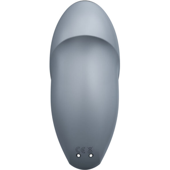 SATISFYER - TAP & CLIMAX 1 VIBRATEUR LAY-ON GRIS-SATISFYER LAYONS-sextoys-lingerie-bdsm-hygiène-sexshop