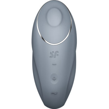SATISFYER - TAP & CLIMAX 1 VIBRATEUR LAY-ON GRIS-SATISFYER LAYONS-sextoys-lingerie-bdsm-hygiène-sexshop