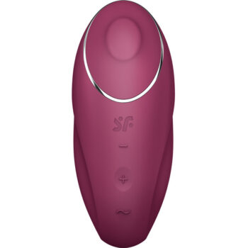 SATISFYER - TAP & CLIMAX 1 VIBRATEUR LAY-ON ROUGE-SATISFYER LAYONS-sextoys-lingerie-bdsm-hygiène-sexshop