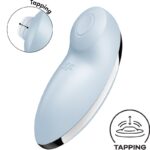 SATISFYER - TAP & CLIMAX 2 VIBRATEUR & STIMULATEUR BLEU-SATISFYER VIBRATOR-sextoys-lingerie-bdsm-hygiène-sexshop
