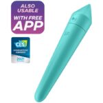 SATISFYER - ULTRA POWER BULLET 8 TURQUOISE-SATISFYER CONNECT-sextoys-lingerie-bdsm-hygiène-sexshop
