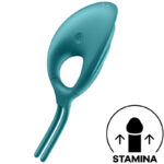 SATISFYER - VIBRATEUR ANNEAU SWORDSMAN VERT-SATISFYER RING-sextoys-lingerie-bdsm-hygiène-sexshop