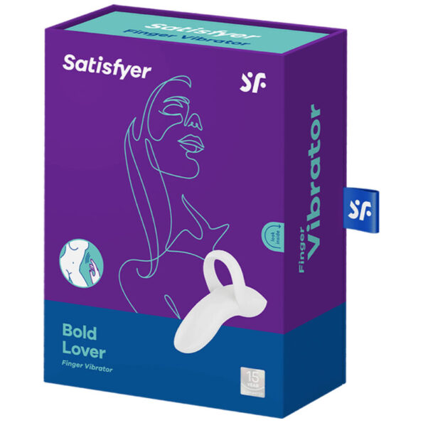 SATISFYER - VIBRATEUR  DOIGTS BOLD LOVER BLANC-SATISFYER VIBRATOR-sextoys-lingerie-bdsm-hygiène-sexshop