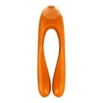 SATISFYER – VIBRATEUR  DOIGTS CANDY CANE ORANGE