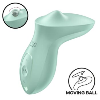 SATISFYER - VIBRATEUR EXCITERRR À POSER SUR LE CLITORIS MENTHE-SATISFYER VIBRATOR-sextoys-lingerie-bdsm-hygiène-sexshop