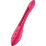 SATISFYER - VIBRATEUR MULTI ELASTIC JOY ROUGE-SATISFYER VIBRATOR-sextoys-lingerie-bdsm-hygiène-sexshop