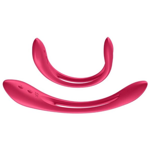 SATISFYER - VIBRATEUR MULTI ELASTIC JOY ROUGE-SATISFYER VIBRATOR-sextoys-lingerie-bdsm-hygiène-sexshop