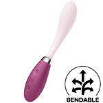 SATISFYER - VIBRATEUR MULTI G-SPOT FLEX 3 ROUGE-SATISFYER VIBRATOR-sextoys-lingerie-bdsm-hygiène-sexshop