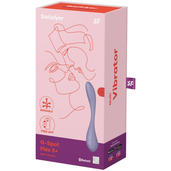 SATISFYER - VIBRATEUR MULTI G-SPOT FLEX 5 LILAS-SATISFYER VIBRATOR-sextoys-lingerie-bdsm-hygiène-sexshop