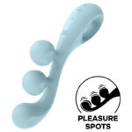 SATISFYER - VIBRATEUR MULTI TRI BALL 2 BLEU-SATISFYER VIBRATOR-sextoys-lingerie-bdsm-hygiène-sexshop