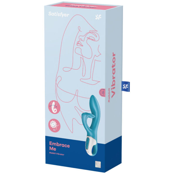 SATISFYER - VIBRATEUR POINT G EMBRACE ME TURQUOISE-SATISFYER VIBRATOR-sextoys-lingerie-bdsm-hygiène-sexshop