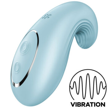 SATISFYER - VIBRATEUR  POSER DIPPING DELIGHT BLEU-SATISFYER LAYONS-sextoys-lingerie-bdsm-hygiène-sexshop