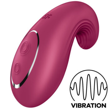 SATISFYER - VIBRATEUR  POSER DIPPING DELIGHT ROUGE-SATISFYER LAYONS-sextoys-lingerie-bdsm-hygiène-sexshop