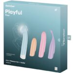 SATISFYER – VIBRATEUR PROGRAMME 12 VIBRATIONS G-SPOT WAVE 4 GRIS FONCÉ