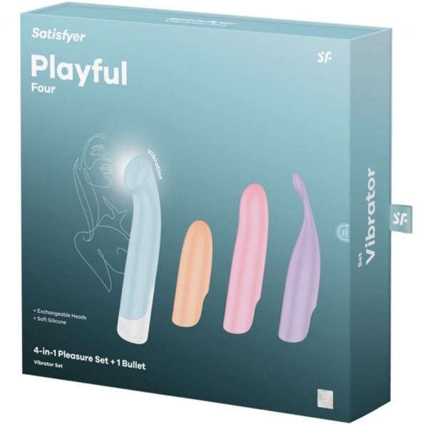 SATISFYER - VIBRATEUR PROGRAMME 12 VIBRATIONS G-SPOT WAVE 4 GRIS FONCÉ-SATISFYER VIBRATOR-sextoys-lingerie-bdsm-hygiène-sexshop