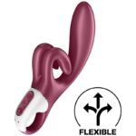 SATISFYER - VIBRATION DE LAPIN TOUCH ME ROUGE-SATISFYER VIBRATOR-sextoys-lingerie-bdsm-hygiène-sexshop