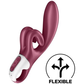 SATISFYER - VIBRATION DE LAPIN TOUCH ME ROUGE-SATISFYER VIBRATOR-sextoys-lingerie-bdsm-hygiène-sexshop