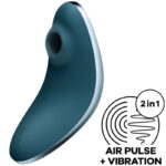 SATISFYER - VULVA LOVER 1 STIMULATEUR ET VIBRATEUR AIR PULSE BLEU-SATISFYER AIR PULSE-sextoys-lingerie-bdsm-hygiène-sexshop