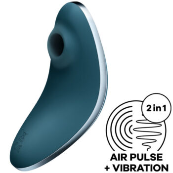 SATISFYER - VULVA LOVER 1 STIMULATEUR ET VIBRATEUR AIR PULSE BLEU-SATISFYER AIR PULSE-sextoys-lingerie-bdsm-hygiène-sexshop