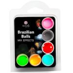 SECRET PLAY SET 6 BALLES BRÉSILIENNES EFFET MIX-SECRETPLAY COSMETIC-sextoys-lingerie-bdsm-hygiène-sexshop