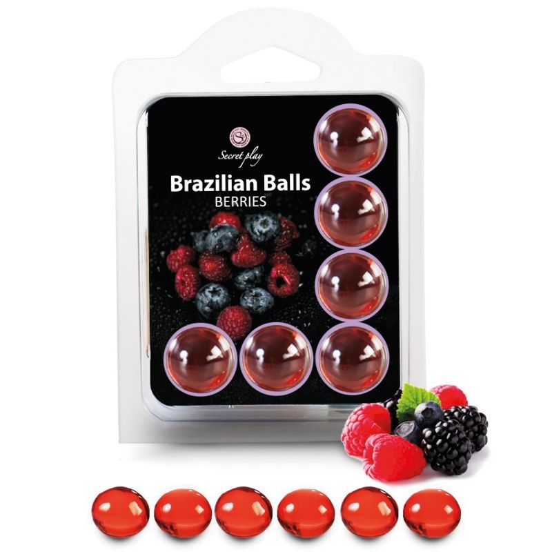 SECRETPLAY - BOULES BRÉSILIENNES FRUITS DE LA FORÊT SECRETPLAY - BOULES BRÉSILIENNES FRUITS DE LA FORÊT-SECRETPLAY COSMETIC-sextoys-lingerie-bdsm-hygiène-sexshop