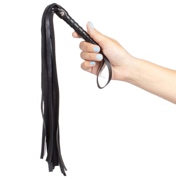 SECRETPLAY - FOUET DE BONDAGE NOIR  COLLECTION BDSM-SECRETPLAY 100% FETISH-sextoys-lingerie-bdsm-hygiène-sexshop