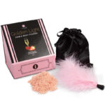 SECRETPLAY - GOLDEN LIGHT KIT POUDRE COMESTIBLE ET PLUME DE FRAISE PÉTILLANTE-SECRETPLAY 100% GAMES-sextoys-lingerie-bdsm-hygiène-sexshop