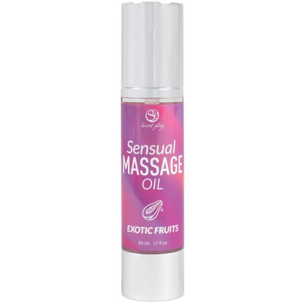 SECRETPLAY - HUILE DE MASSAGE AUX FRUITS EXOTIQUES-SECRETPLAY COSMETIC-sextoys-lingerie-bdsm-hygiène-sexshop