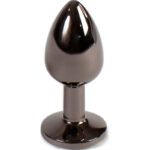 SECRETPLAY - PLUG ANAL EN GUNMETAL PETITE TAILLE 7 CM-SECRETPLAY TOYS-sextoys-lingerie-bdsm-hygiène-sexshop