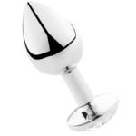SECRETPLAY - PLUG ANAL TRANSPARENT ALUMINIUM 8 CM-SECRETPLAY TOYS-sextoys-lingerie-bdsm-hygiène-sexshop