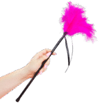 SECRETPLAY - PLUMES ROSE 40 CM-SECRETPLAY 100% FETISH-sextoys-lingerie-bdsm-hygiène-sexshop