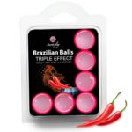 SECRETPLAY - SET 6 BALLES BRÉSILIENNES TRIPLE EFFET-SECRETPLAY COSMETIC-sextoys-lingerie-bdsm-hygiène-sexshop